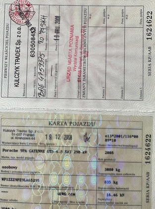 Porsche Cayenne cena 150000 przebieg: 18000, rok produkcji 2008 z Łódź małe 137